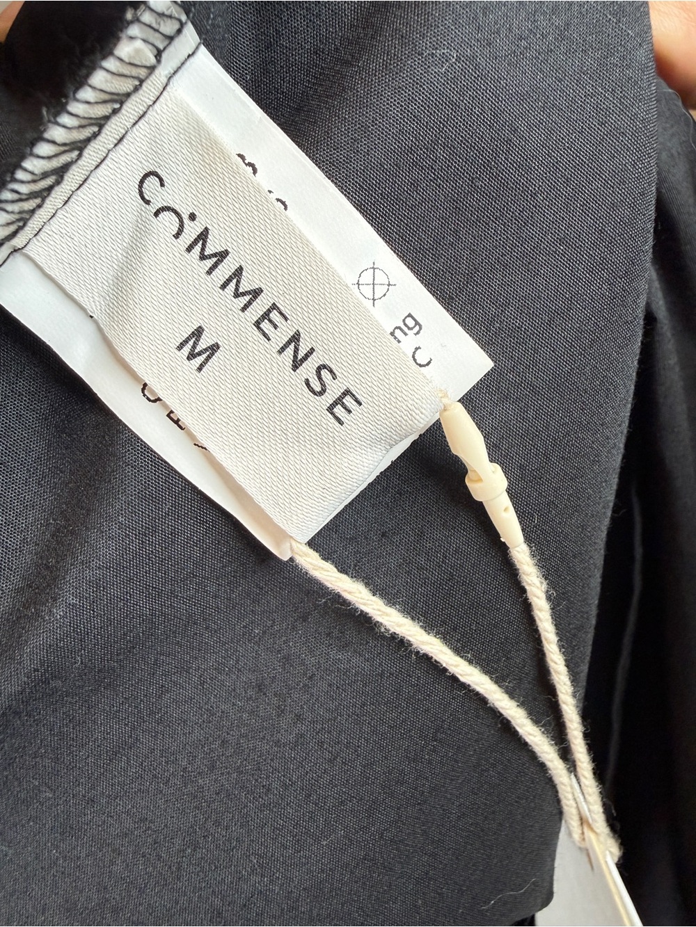Commense Solid Backless Long Black Dress | Size M - Picture 4 of 9
